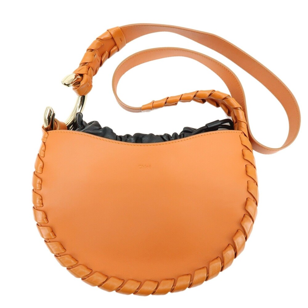 Chloe Mate Leather Shoulder Bag Orange